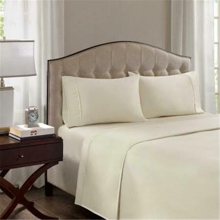 MADISON PARK King Size Cotton Blend Pillowcases, Ivory MP21-4849